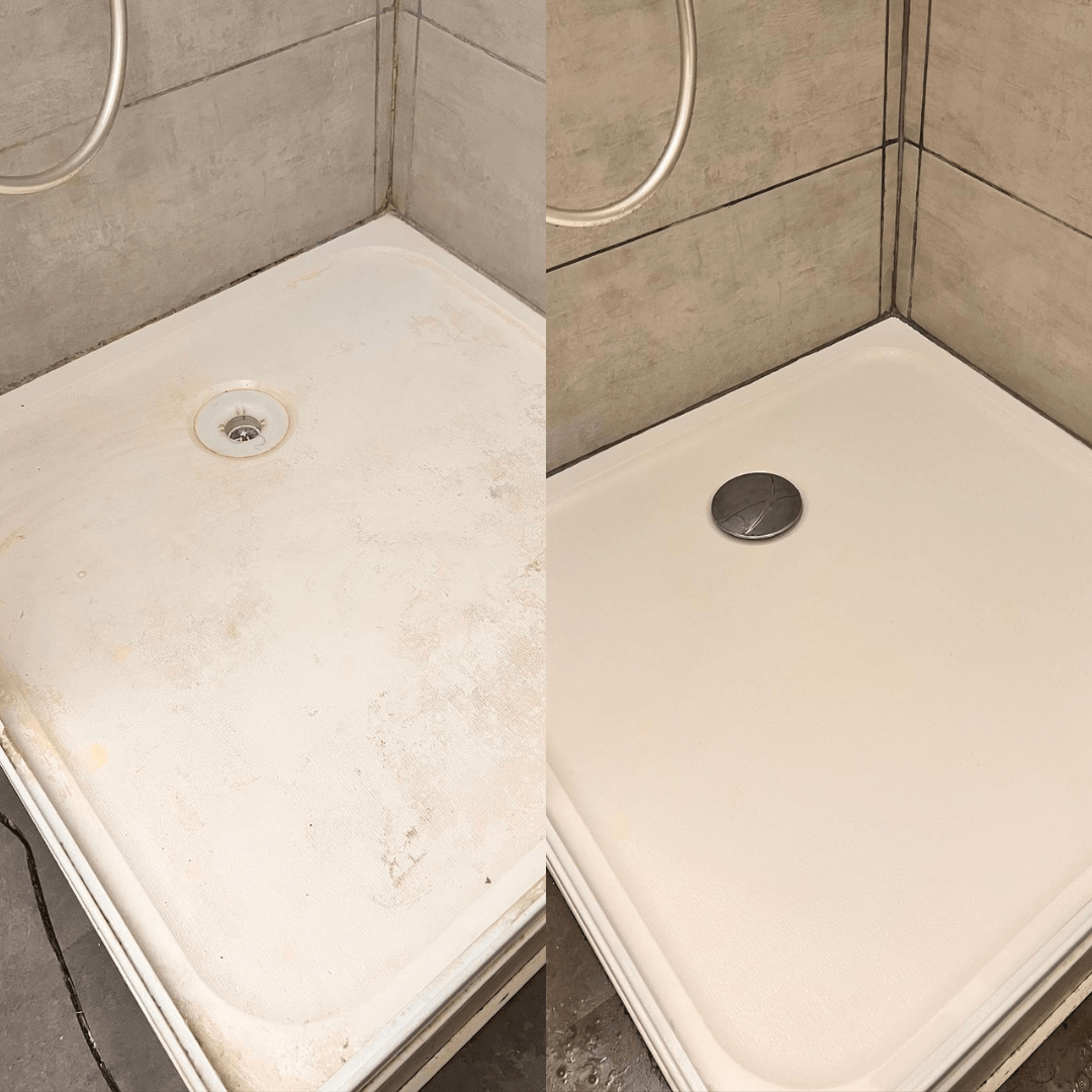 Nettoyage d'une douche avant location sur La seyne sur mer.