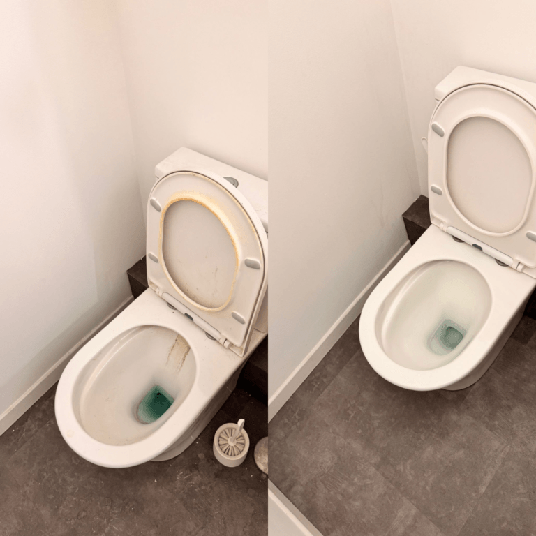 WC avant et après nettoyage fin de bail à La Seyne-sur-Mer