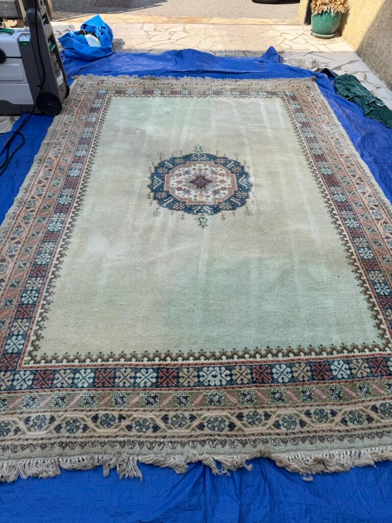Tapis propre après le nettoyage professionnelle de Keepclean83 sur la ville de Toulon.
