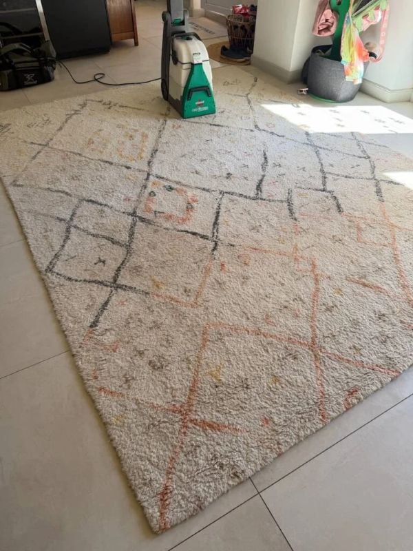 Tapis après nettoyage à Bandol